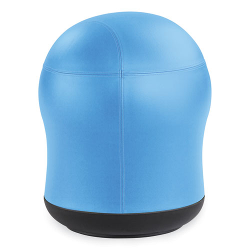 Picture of Zenergy Swivel Ball Chair, Backless, Supports Up to 250 lb, Baby Blue Vinyl