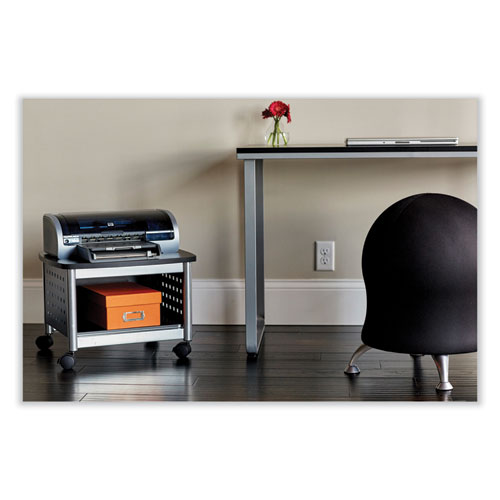 Picture of Zenergy Ball Chair, Backless, Supports Up to 250 lb, Blue Fabric