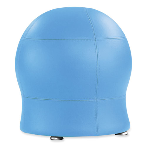 Picture of Zenergy Ball Chair, Backless, Supports Up to 250 lb, Baby Blue Vinyl