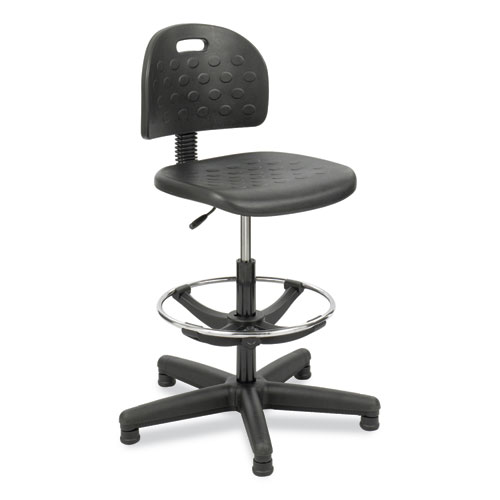 Soft+Tough+Economy+Workbench+Chair%2C+Supports+Up+to+250+lb%2C+22%26quot%3B+to+32%26quot%3B+Seat+Height%2C+Black+Seat%2C+Black+Back%2C+Black+Base