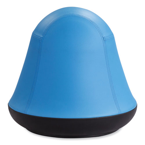 Picture of Runtz Swivel Ball Chair, Backless, Supports Up to 250 lb, Baby Blue Vinyl