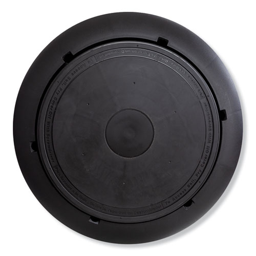 Picture of Runtz Swivel Ball Chair, Backless, Supports Up to 250 lb, Black Vinyl