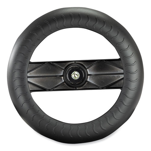 Picture of Twixt Extended-Height Saddle Seat Stool, Backless, Supports Up to 300 lb, 22.9" to 32.7" Seat Height, Black Seat