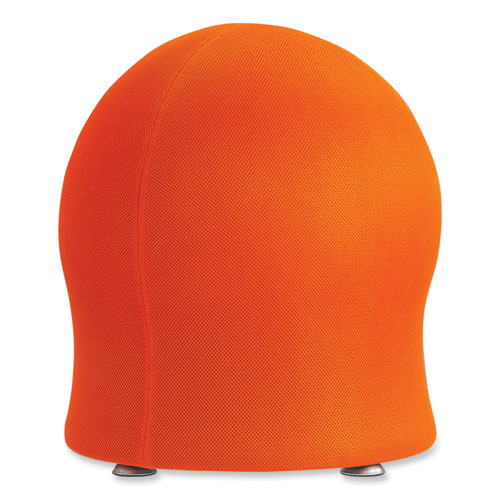 Picture of Zenergy Ball Chair, Backless, Supports Up to 250 lb, Orange Fabric