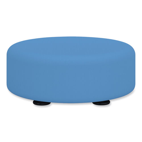 Picture of Learn 15" Round Vinyl Floor Seat, 15" x 15" x 5.75", Baby Blue