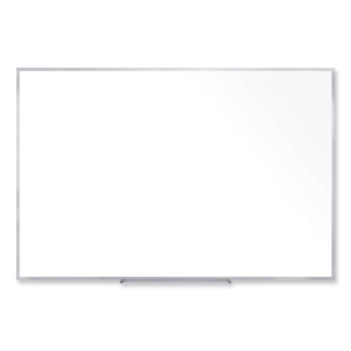 Non-Magnetic+Whiteboard+with+Aluminum+Frame%2C+72.63+x+48.47%2C+White+Surface%2C+Satin+Aluminum+Frame%2C+Ships+in+7-10+Business+Days