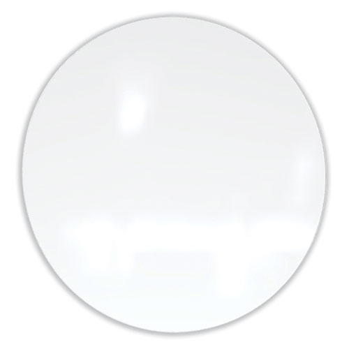 Picture of Coda Low Profile Circular Magnetic Glassboard, 48" x 48", White Surface