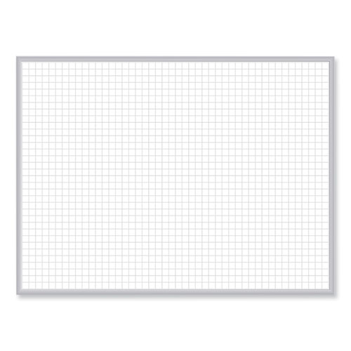 1+x+1+Grid+Magnetic+Whiteboard%2C+72.5+x+48.5%2C+White%2FGray+Surface%2C+Satin+Aluminum+Frame%2C+Ships+in+7-10+Business+Days