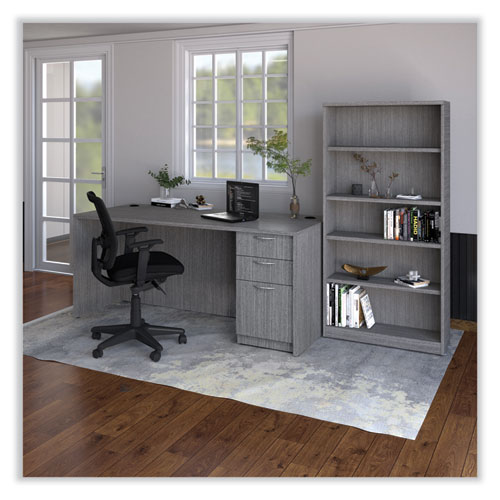 Picture of Alera Valencia Series Mobile Pedestal File, Left/Right, 3-Drawer: Box/Box/File, Legal/Letter, Gray, 15.88 x 20.5 x 28.39