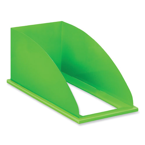 Picture of Mixx Recycling Center Lid, Topper Style, 9.87w x 19.87d x 0.62h, Green