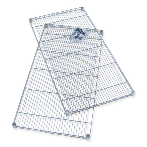 Picture of Industrial Extra Shelf Pack, 36w x 18d x 1.5h Steel, Metallic Gray, 2/Pack