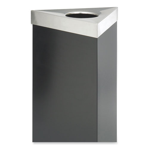 Picture of Trifecta Waste Receptacle Lid, No Inscription, 20w x 20d x 3h, Stainless Steel