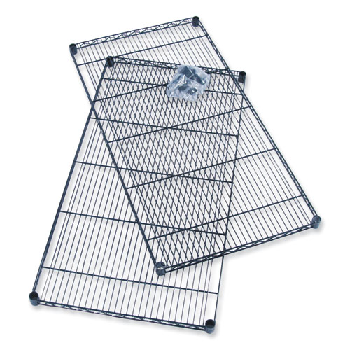 Picture of Industrial Extra Shelf Pack, 36w x 24d x 1.5h, Steel, Black, 2/Pack