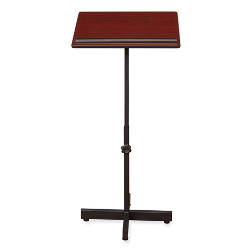 Picture of Portable Presentation Lectern Stand, 20 x 18.25 x 44, Mahogany