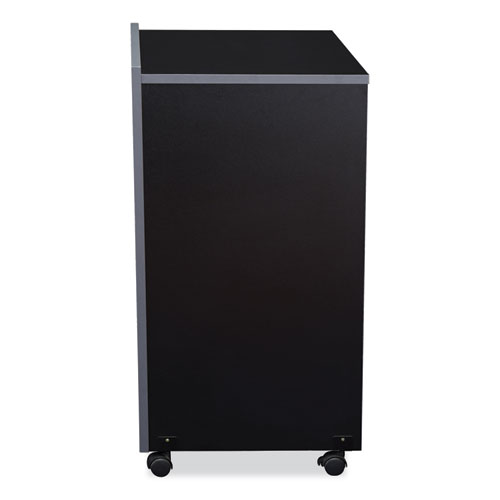 Picture of AV Cart/Lectern Base, 21.12 x 17.5 x 33.75, Black
