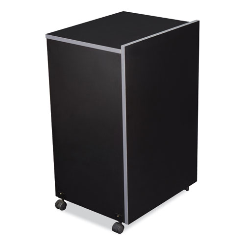 Picture of AV Cart/Lectern Base, 21.12 x 17.5 x 33.75, Black
