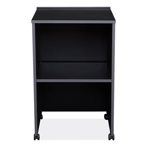 Picture of AV Cart/Lectern Base, 21.12 x 17.5 x 33.75, Black