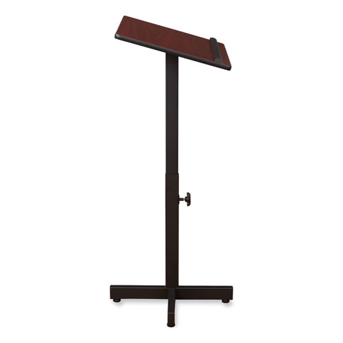 Picture of Portable Presentation Lectern Stand, 20 x 18.25 x 44, Mahogany