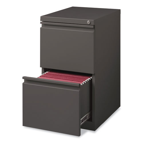 Picture of Full-Width Pull 20 Deep Mobile Pedestal File, 2-Drawer: File/File, Letter, Medium Tone, 15 x 19.88 x 27.75