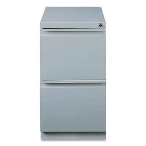 Picture of Full-Width Pull 20 Deep Mobile Pedestal File, 2-Drawer: File/File, Letter, Platinum, 15 x 19.88 x 27.75