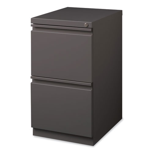 Picture of Full-Width Pull 20 Deep Mobile Pedestal File, 2-Drawer: File/File, Letter, Medium Tone, 15 x 19.88 x 27.75