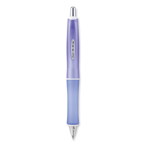 Dr.+Grip+Frosted+Advanced+Ink+Ballpoint+Pen%2C+Retractable%2C+Medium+1+Mm%2C+Black+Ink%2C+Purple+Barrel