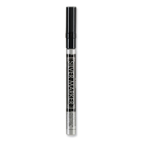 Picture of Creative Art and Crafts Marker, Extra-Fine Brush Tip, Silver