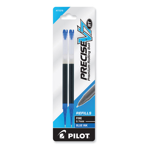 Picture of Refill for Pilot Precise V7 RT Rolling Ball, Fine Conical Tip, Blue Ink, 2/Pack