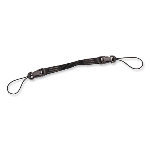 Picture of Squids 3136 Barcode Scanner Lanyard Adaptor Straps, 6.25" Long, Black, 10/Pack, Ships in 1-3 Business Days
