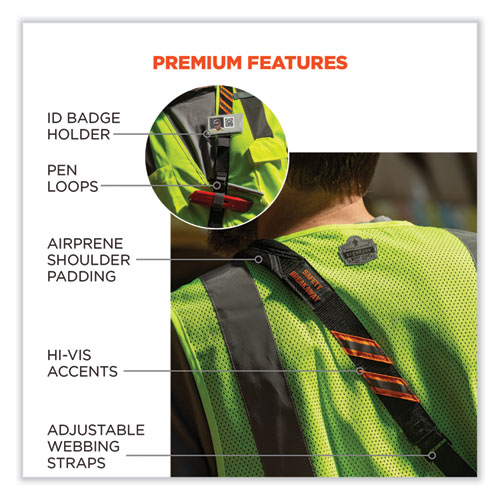 Picture of Squids 3137 Padded Barcode Scanner Lanyard Sling, 49" to 60" Long, Black