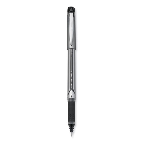 Precise+Grip+Roller+Ball+Pen%2C+Stick%2C+Extra-Fine+0.5+Mm%2C+Black+Ink%2C+Black+Barrel