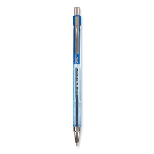 Better+Ballpoint+Pen%2C+Retractable%2C+Medium+1+Mm%2C+Blue+Ink%2C+Translucent+Blue+Barrel%2C+Dozen