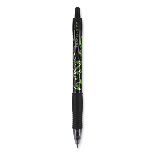 Picture of G2 Fashion Premium Gel Pen, Retractable, Fine 0.7 mm, Black Ink, Assorted Barrel Colors, 5/Pack