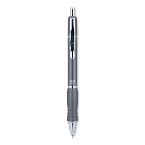 Picture of G2 Limited Gel Pen, Retractable, Fine 0.7 mm, Black Ink, Charcoal Barrel