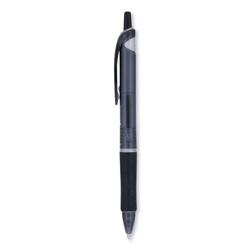 Picture of Acroball Colors Advanced Ink Hybrid Gel Pen, Retractable, Medium 1 mm, Black Ink, Smoke/Black Barrel