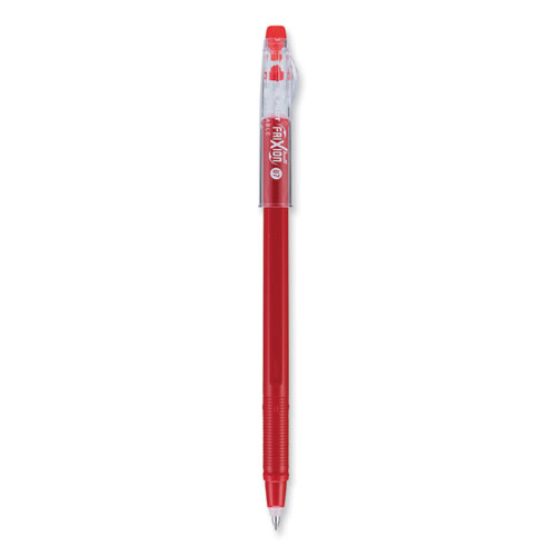 Frixion+Colorsticks+Erasable+Gel+Pen%2C+Clipless+Stick%2C+Fine+0.7+Mm%2C+Red+Ink%2C+Red+Barrel%2C+Dozen