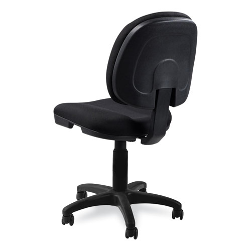 Picture of Comfort Task Chair, Supports Up to 300 lb, 19" to 23" Seat Height, Black Seat, Black Back, Black Base