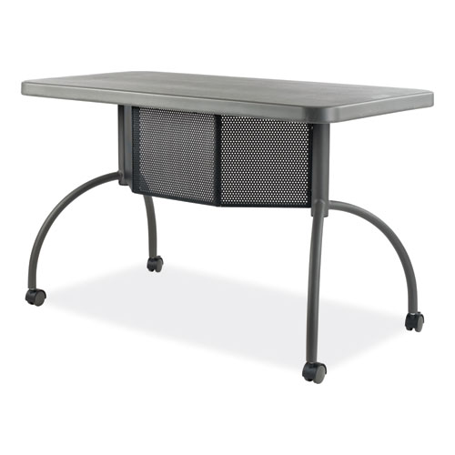 Picture of Teacher's WorkPod Desk, 48" x 24" x 30", Charcoal Slate