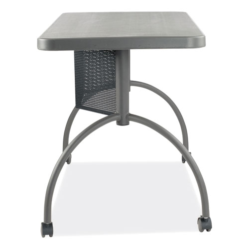 Picture of Teacher's WorkPod Desk, 48" x 24" x 30", Charcoal Slate