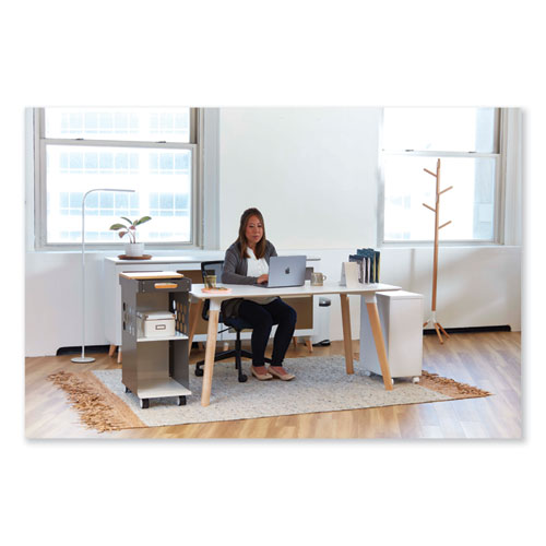 Picture of Resi LED Floor Lamp, Gooseneck, 60" Tall, White