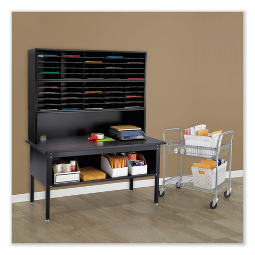 Picture of E-Z Sort Sorting Table Base, 60w x 30d x 28 to 36h, Black