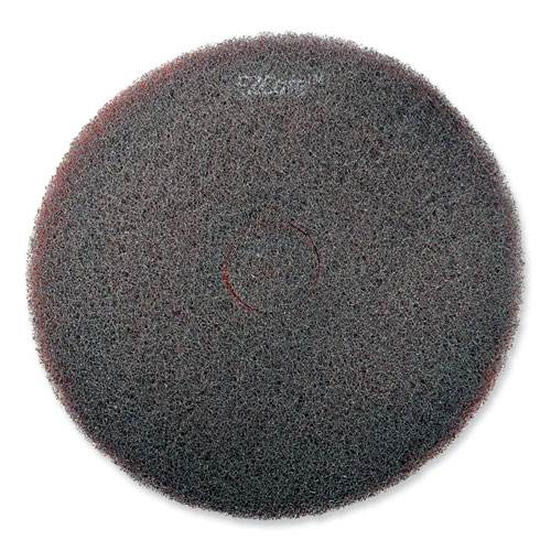 Picture of EZ CARE Heavy Duty Scrub Pad, 20" Diameter, Red/Gray, 5/Carton