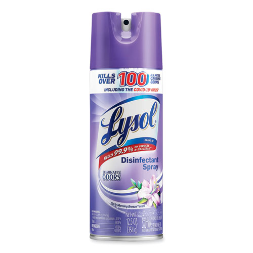 Picture of Disinfectant Spray, Early Morning Breeze, 12.5 oz Aerosol Spray