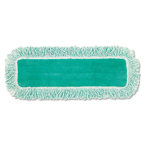 Picture of Dust Pad with Fringe, Microfiber, 18" Long, Green, 6/Carton