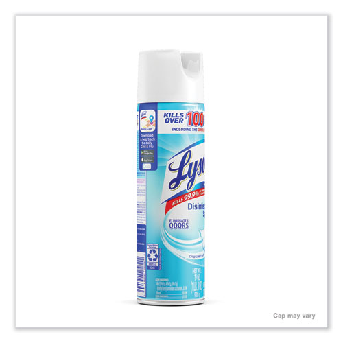 Picture of Disinfectant Spray, Crisp Linen, 19 oz Aerosol Spray, 12/Carton