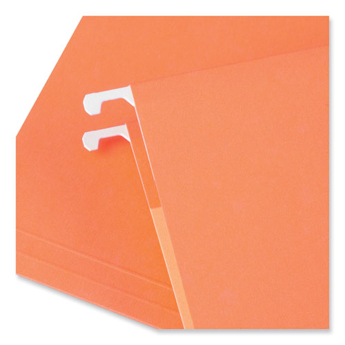 Picture of Deluxe Bright Color Hanging File Folders, Letter Size, 1/5-Cut Tabs, Assorted Colors, 25/Box