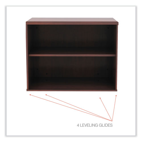 Picture of Alera Open Office Low Storage Cabinet Credenza, 29.5 x 19.13 x 22.78, Cherry