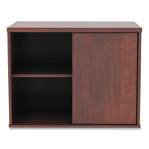 Picture of Alera Open Office Low Storage Cabinet Credenza, 29.5 x 19.13 x 22.78, Cherry