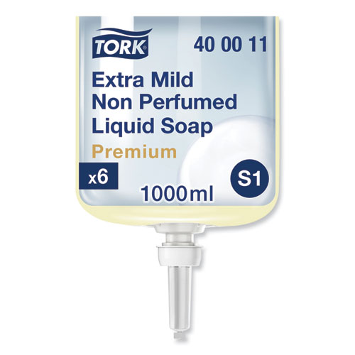Picture of Premium Extra Mild Liquid Soap, Unscented, 1 L, 6/Carton