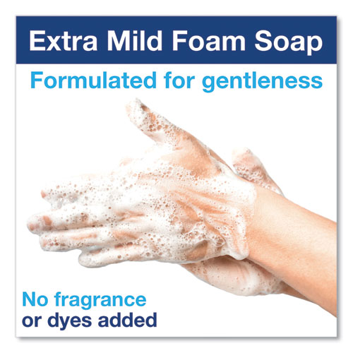 Picture of Premium Extra Mild Foam Soap Refill, Sensitive Skin, Unscented, 1 L, 6/Carton